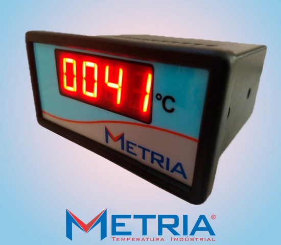 INDICADOR DE TEMPERATURA COM 1 PONTO DE LEITURA